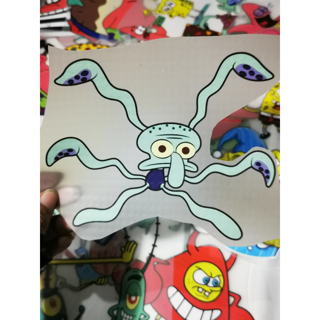 Jual STICKER SABLON SETRIKA DTF SPONGEBOB UNTUK KAOS TOTEBAG TOPI ...