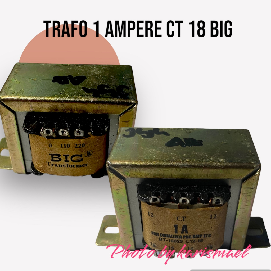 Jual TRAFO 1 A /1 AMPERE BIG CT 12v/15/18 | Shopee Indonesia