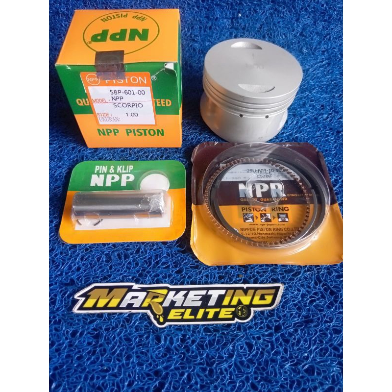Jual Piston Kit YAMAHA Scorpio NPP piston NPP Scorpio set ring piston