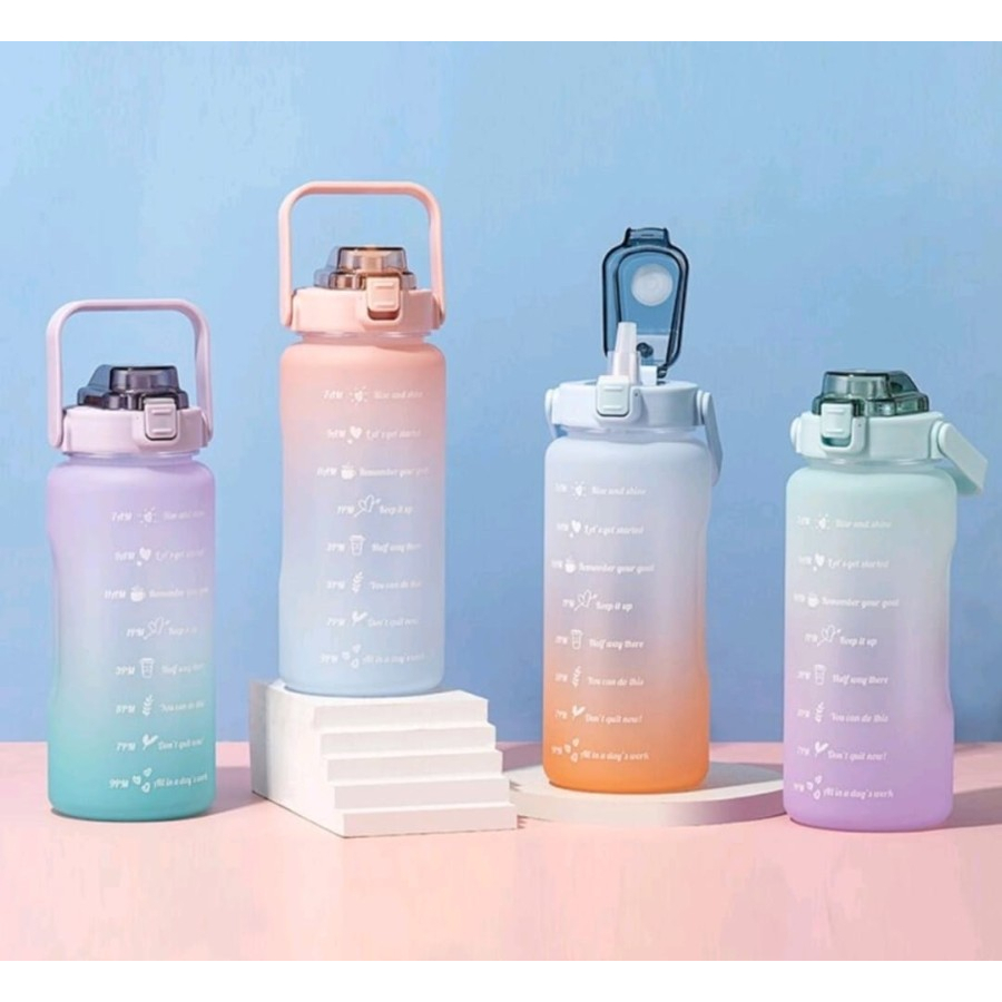 Jual Botol minum / Tumblr hits 2 liter / Botol Plastik praktis best ...