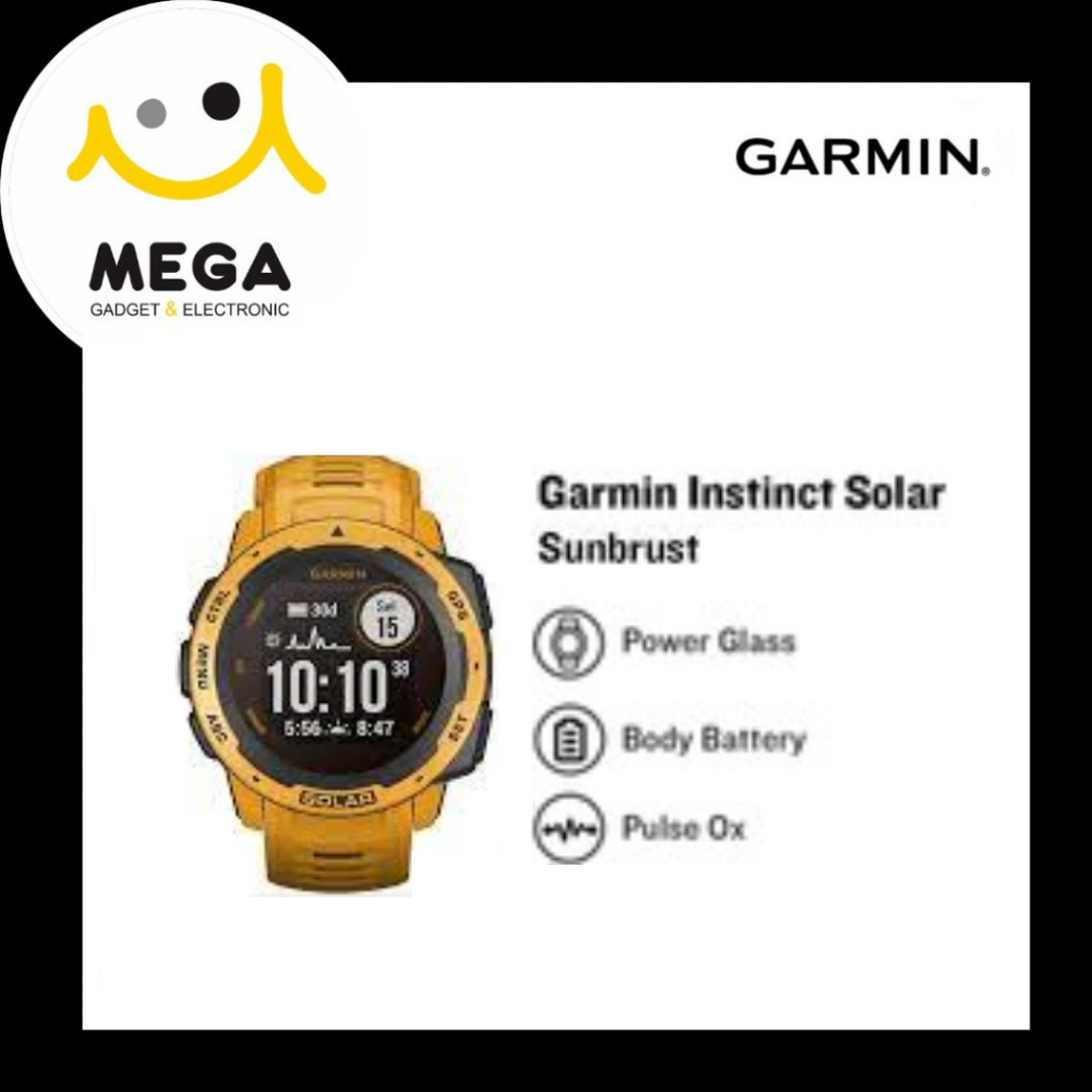 Jual Garmin Instinct Solar GPS Smartwatch Garansi Resmi Garmin