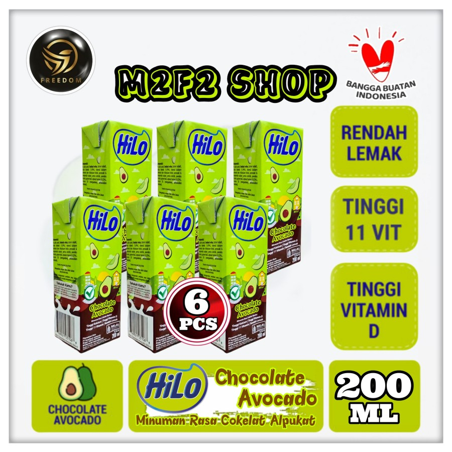 Jual Susu HiLo Rasa Chocolate Avocado | Cokelat Alpukat Kotak UHT - 200 ...