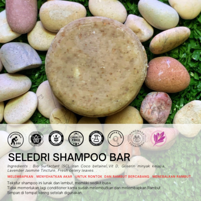 Jual Conditioning shampoo bar celedry/ seledri untuk ketombe dan rontok