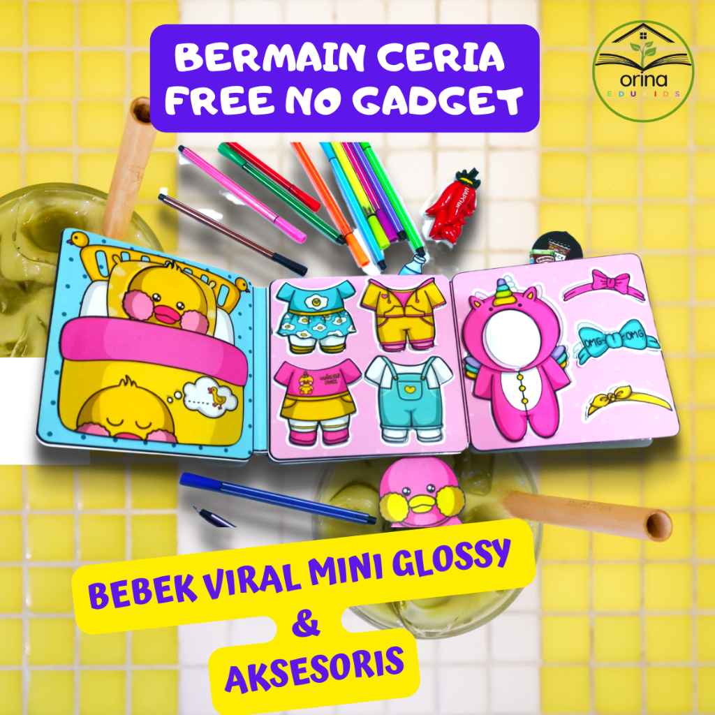 Jual Printable Paper Doll Worksheet Aktifitas Anak Mainan Edukasi Anak ...