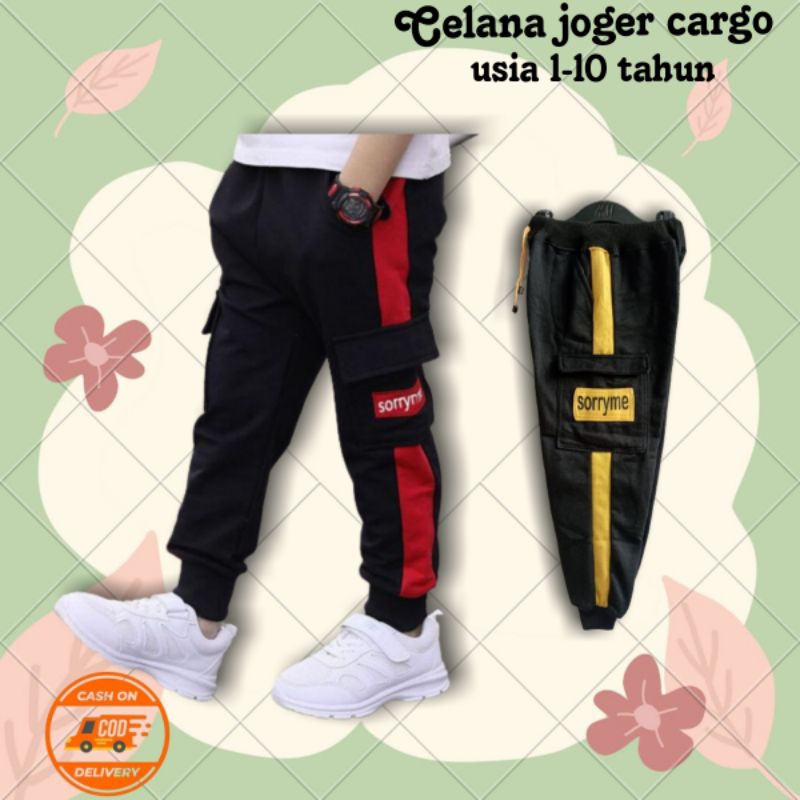 Aero Cargo Denim Celana Jogger Anak Laki-laki main image 1