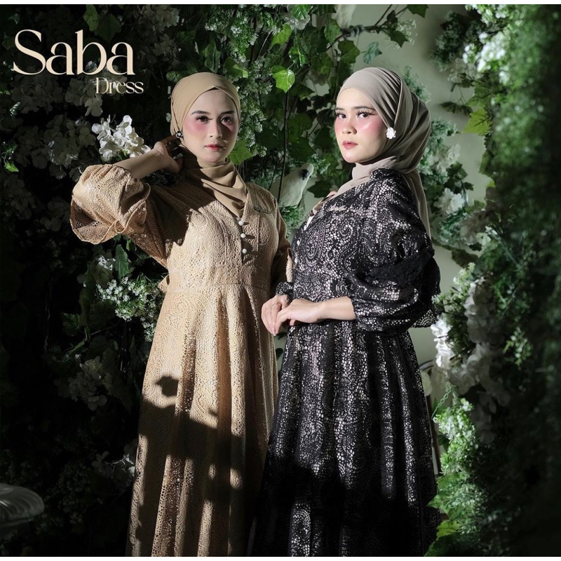 saba dress misskamihijab zafga butik dress kondangan dress busui dress muslimah kekinian