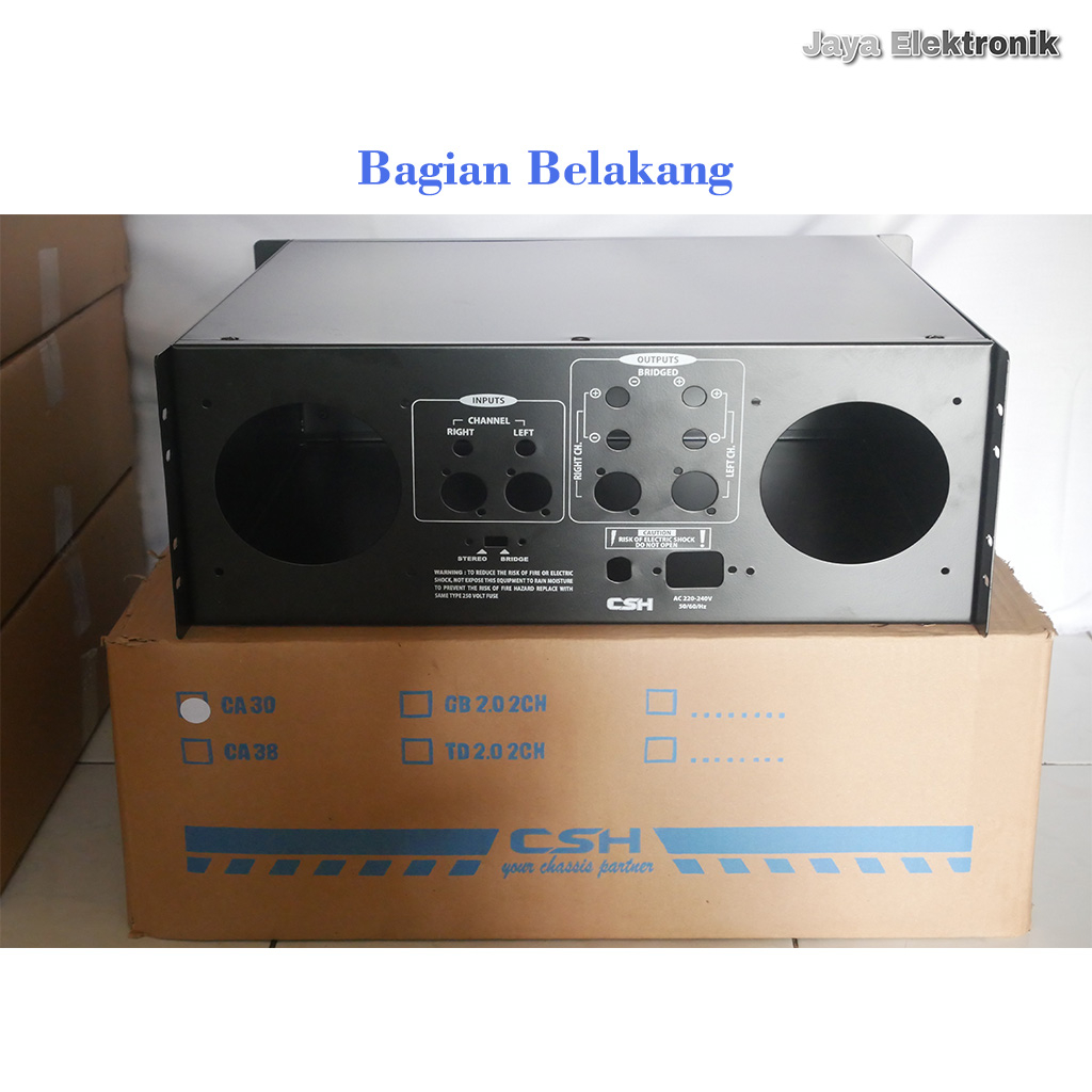 Jual BOX POWER AMPLIFIER CA 30 CSH 2 CHANNEL 4 U / BOX POWER CA 30 CSH ...