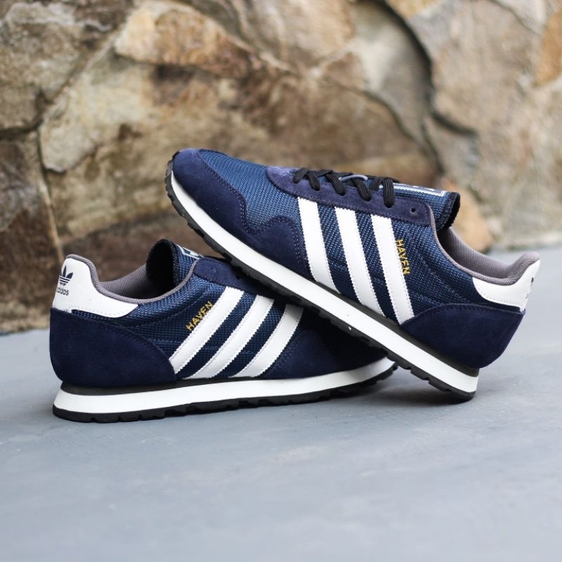 SEPATU ADIDAS HAVEN NAVY WHITE ORIGINAL