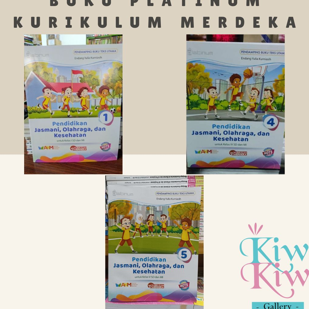 Jual Buku PJOK Kelas 1, 2, 3, 4, 5, 6 SD/MI Kurikulum Merdeka ...