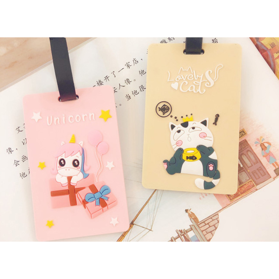 Jual Cute Luggage Tag Label Koper Unik (Koper jadi mudah dikenal) NJ213 ...