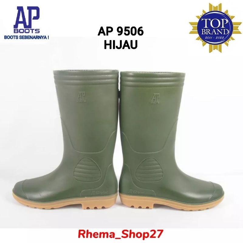 Jual AP BOOTS 9506 HIJAU #TERBARU Sepatu Boots AP 9506 | Boots AP ...