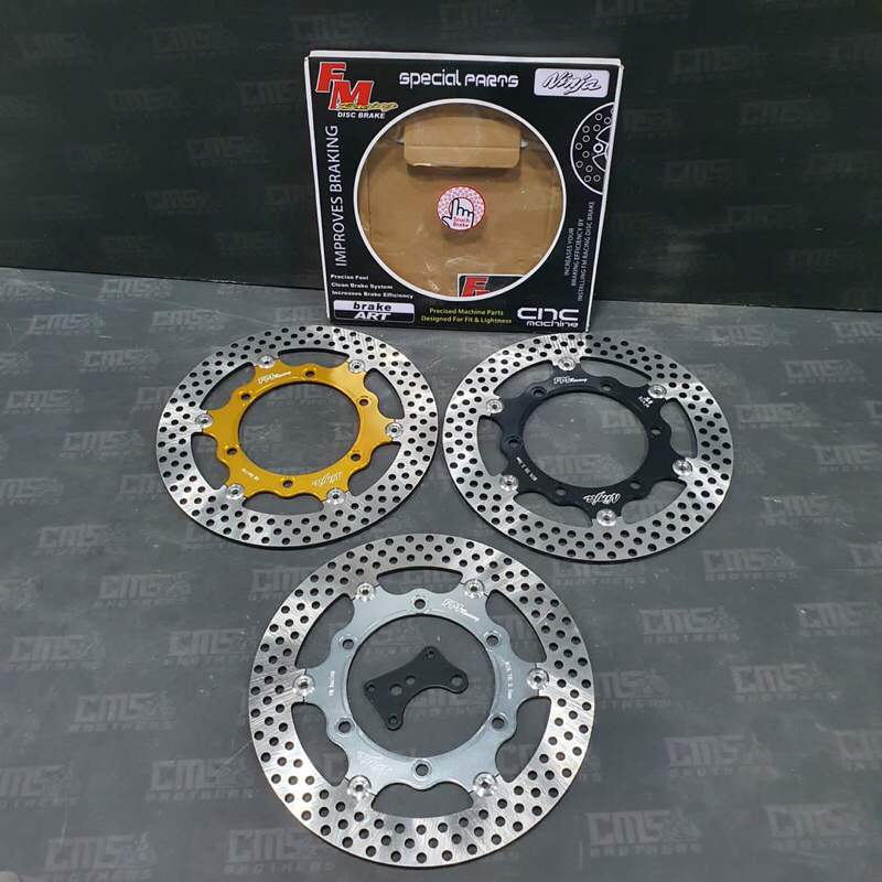 Jual Disc Piringan Cakram Depan CNC 300mm FM Racing Kawasaki Ninja RR ...