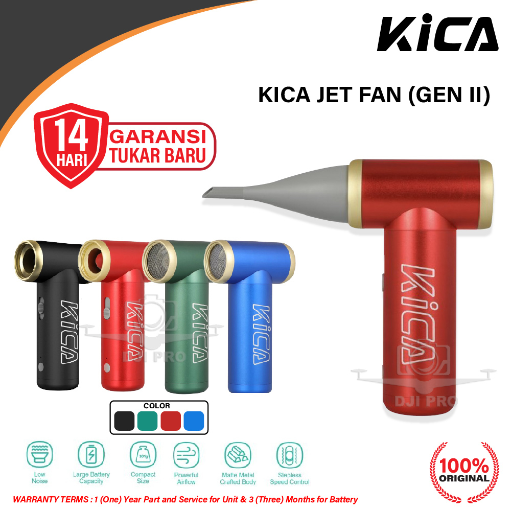 Jual KiCa Jet Fan Gen 2 Multifunction Fan Mini Portable JetFan II Original Shopee Indonesia