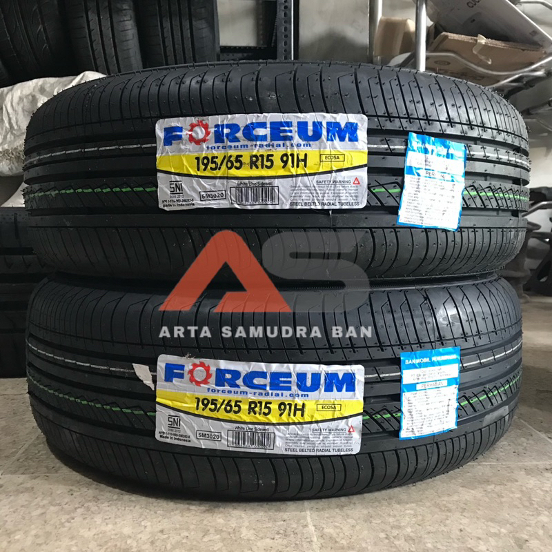 Jual Ban Forceum Ecosa WLW 195 / 65 R 15 R15 White Line Wall | Shopee ...
