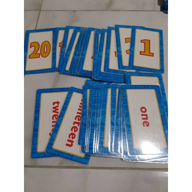 Jual learning cards Thomas&friends ( kartu buat belajar angka) | Shopee ...