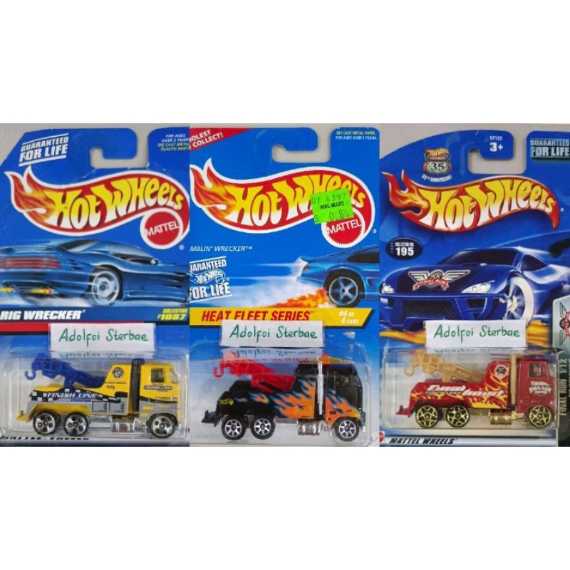 Jual hotwheels hot wheels rig wrecker finish line towing finish line