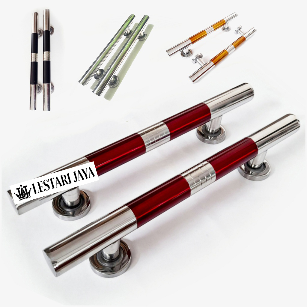 Jual Handle Pintu rumah minimalis bulat stainless steal anti karat ...