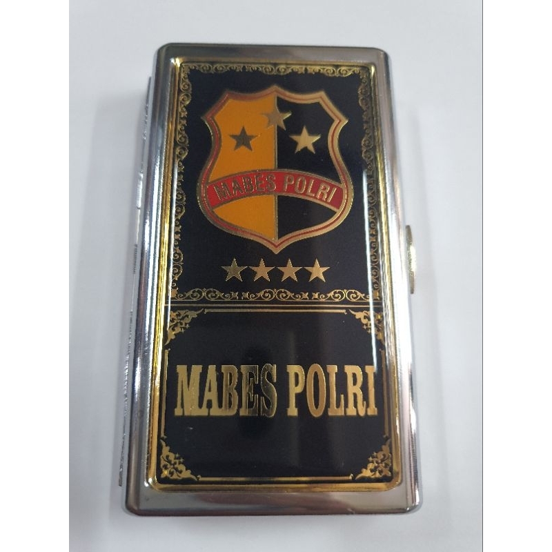 Jual Wadah Rokok Logo | Tempat Rokok Mabes Polri Hitam | Tempat Roko ...