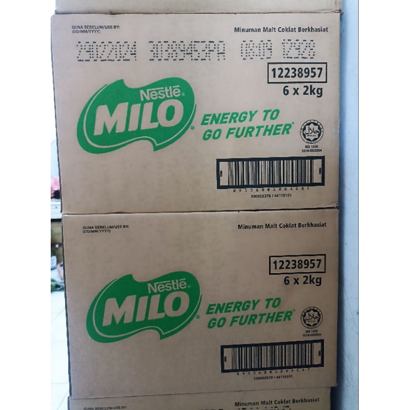 Jual Milo 2kg per dus/kotak (6 × 2kg) | Shopee Indonesia