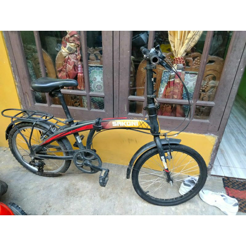 Jual Sepeda lipat Sakoni Solitaire Bekas Preloved | Shopee Indonesia