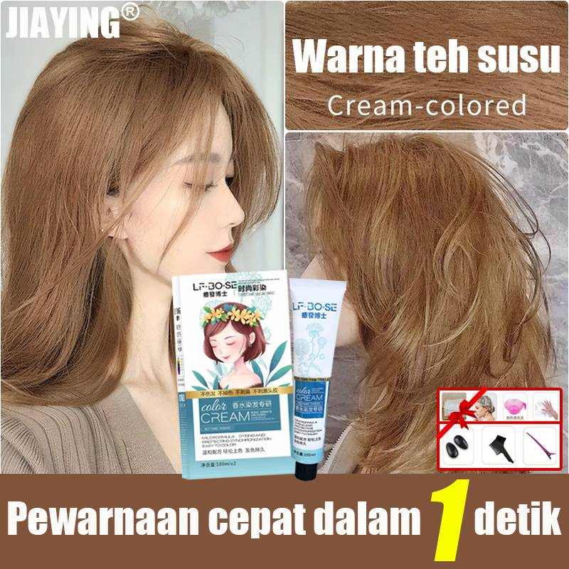 Jual 【COD】LFBOSE Hair color pewarna rambut Cat rambut Semir rambut 6 ...