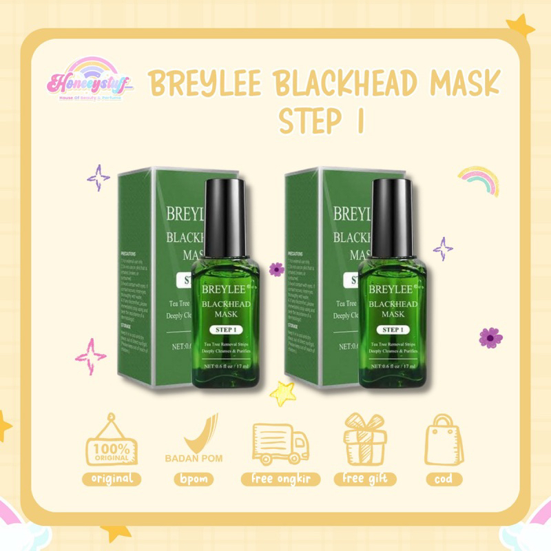 Jual BREYLEE BLACKHEAD MASK STEP 1 ( NEW PACKAGING ) Shopee Indonesia