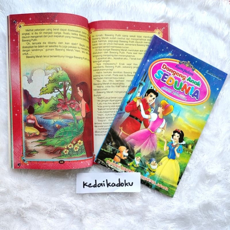 Jual Buku Kumpulan Dongeng Anak Sedunia Bergambar Dan Berwarna Murah ...