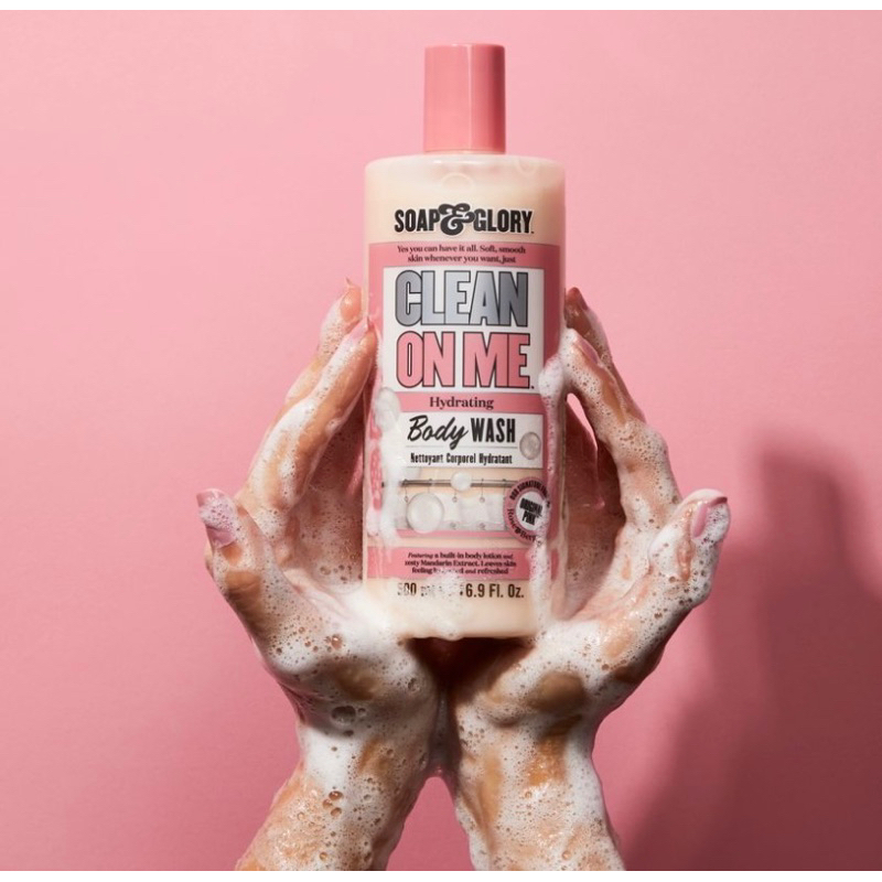 Jual Soap & Glory Original Pink Clean On Me Shower Gel 500ml Shopee