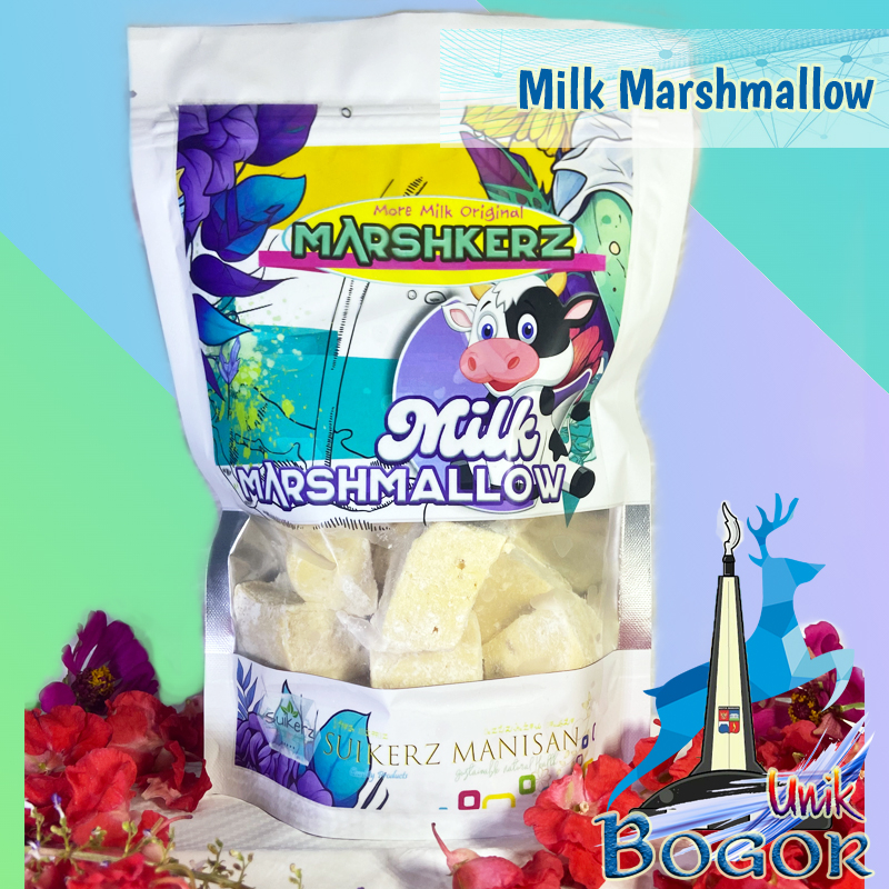 Jual Marshmallow Susu Halal Marshkerz Milk Marshmallow 300g Shopee