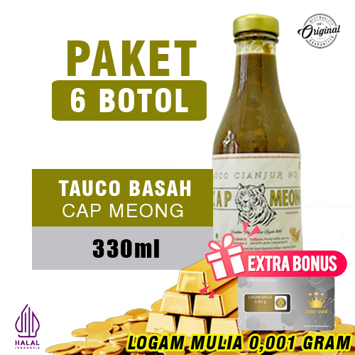 Jual PAKET 6 BOTOL Tauco Basah Cap Meong Nyonya Tasma 1880 | TAUCO NO.1 ...