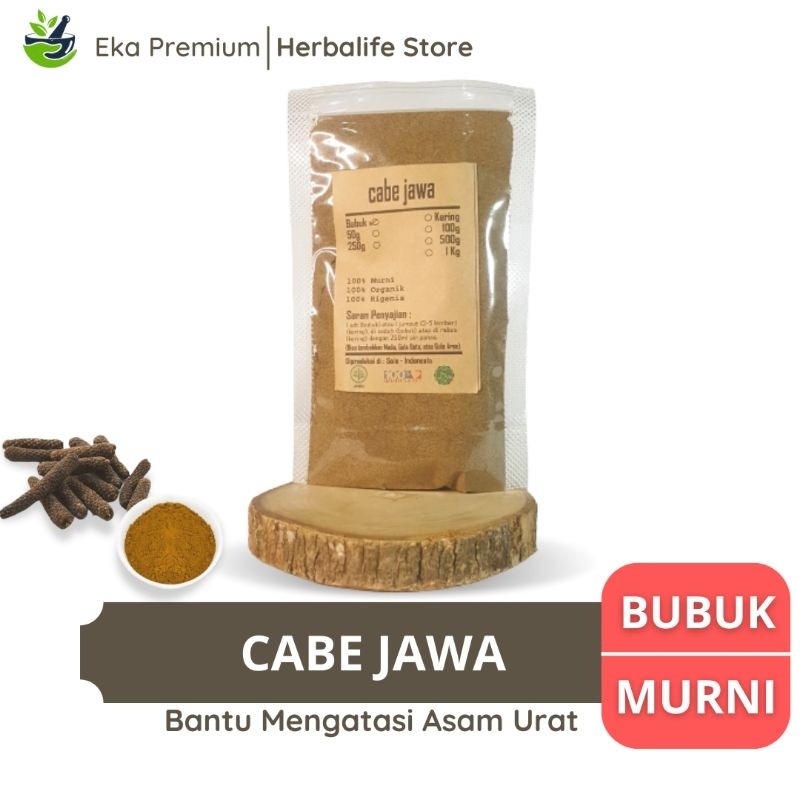 Jual Cabe Jawa Bubuk Cabai Puyang Kering Cabya Ramuan Rempah Bumbu