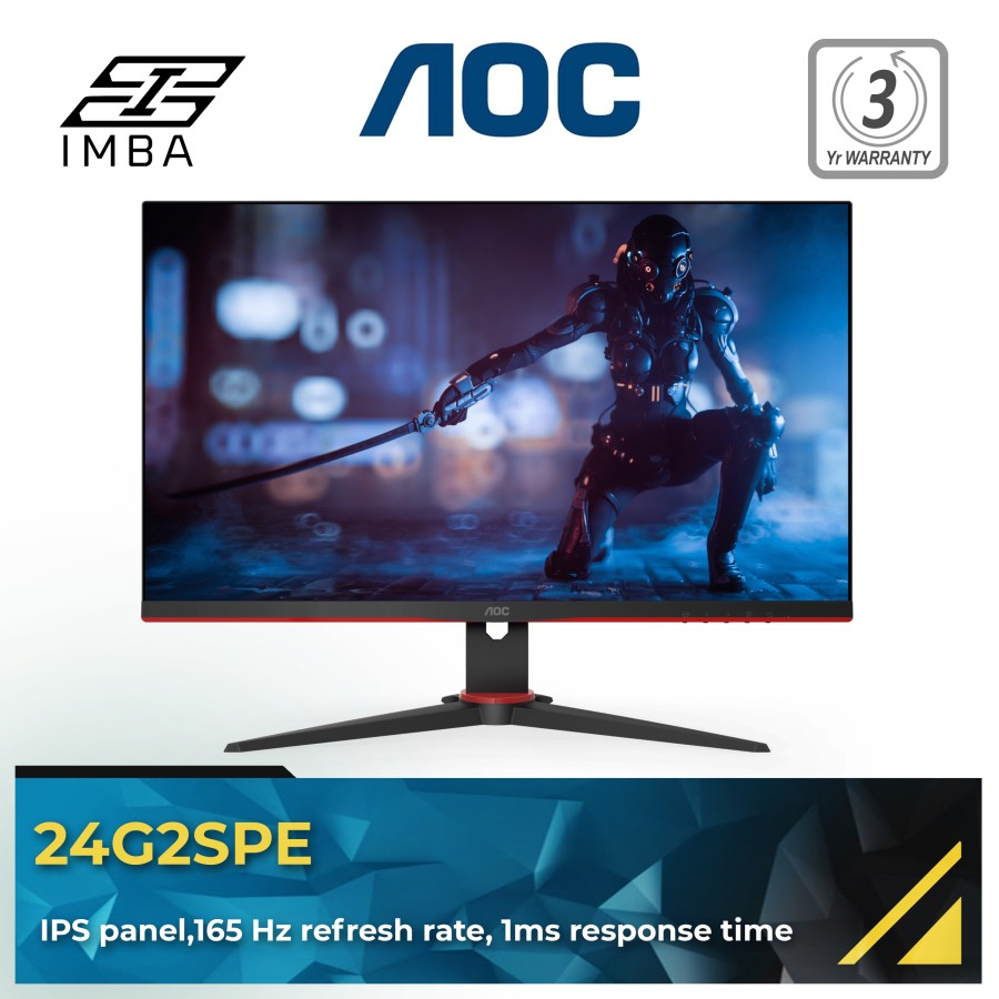 Jual Monitor Led Aoc G Spe Ips Hz Ms Cdm Vga Hdmi Dp Vesa Shopee Indonesia