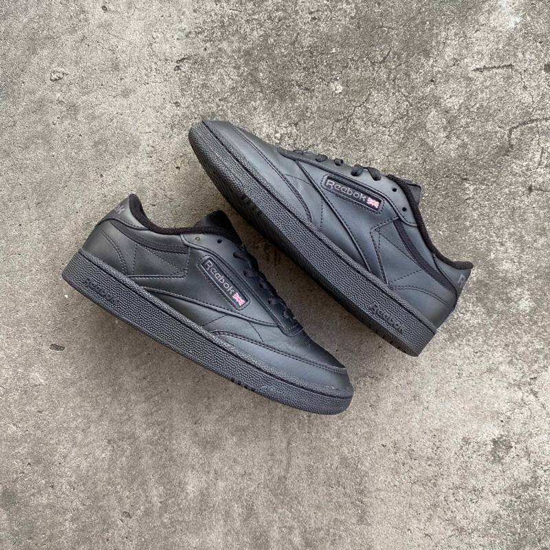 Jual REEBOK CLUB C85 FULL BLACK | Shopee Indonesia