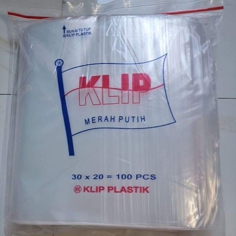 Jual Plastik Klip 30x20 100lembar Shopee Indonesia 