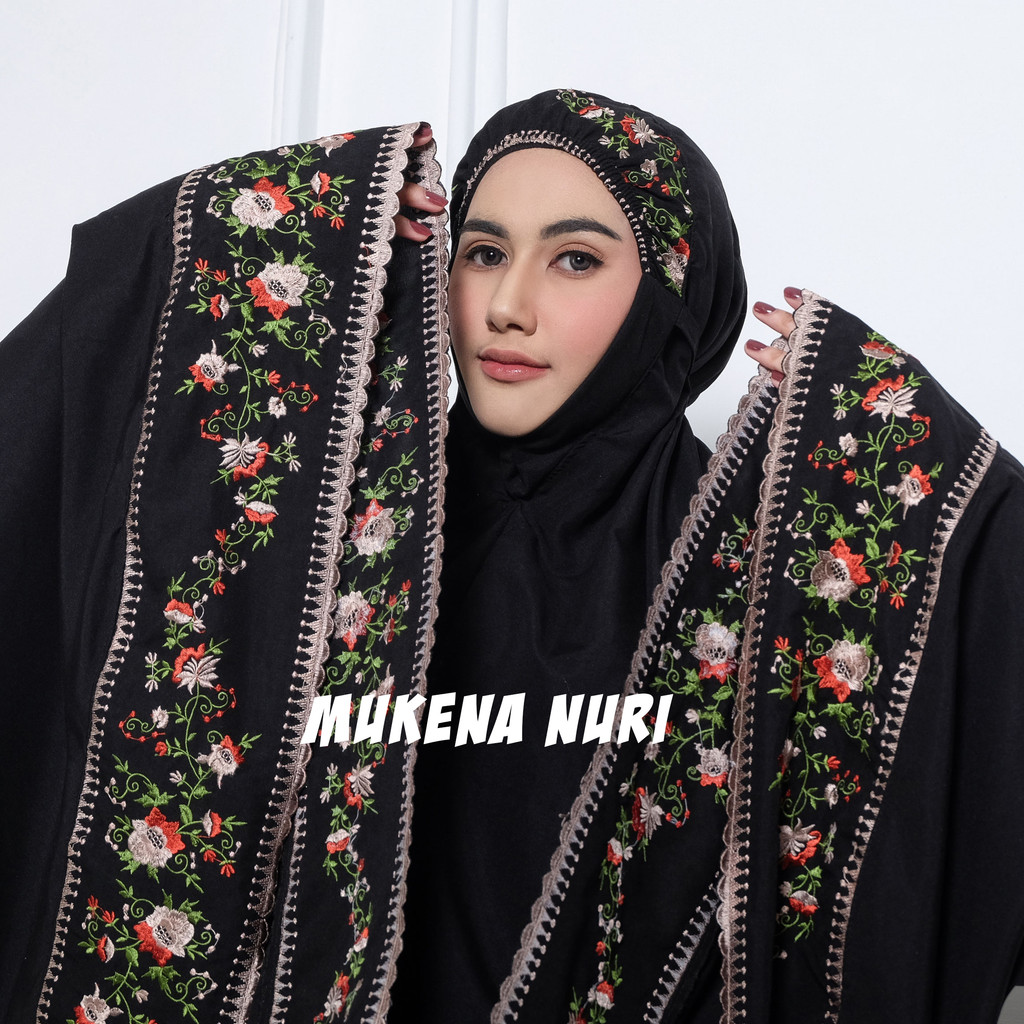 Jual Mukena Vaseena Dewasa Katun Premium Bordir Jumbo Shopee Indonesia