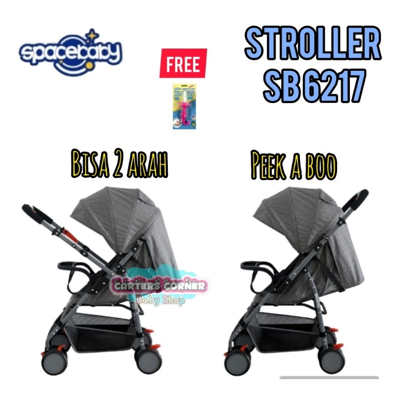 Jual SPACE BABY STROLLER BAYI STROLLER NEW BORN KURSI DORONGAN BAYI SB ...