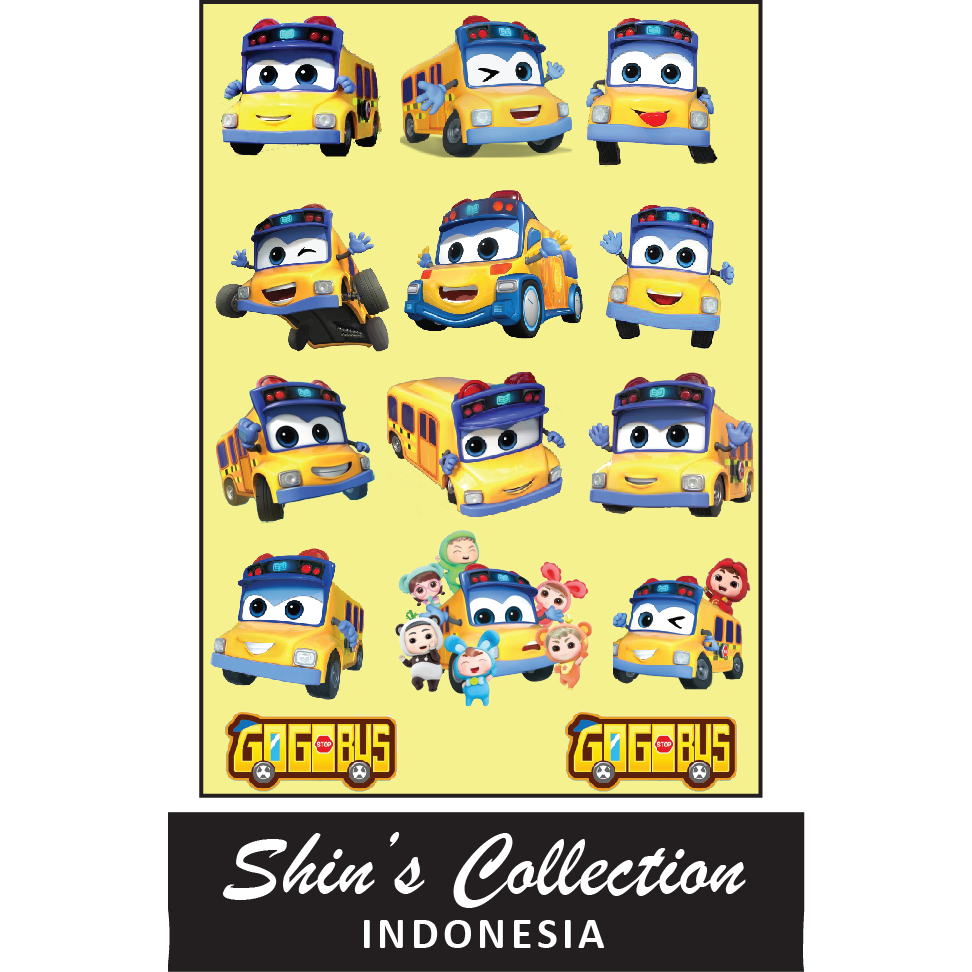 Jual Sticker stiker murah anti air Go Go Bus Gogobus Gogo bus 1 pc ...