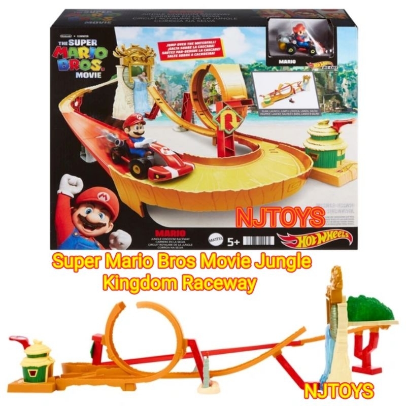 Jual Hot Wheels Track Super Mario Bros Movie Jungle Kingdom Raceway ...