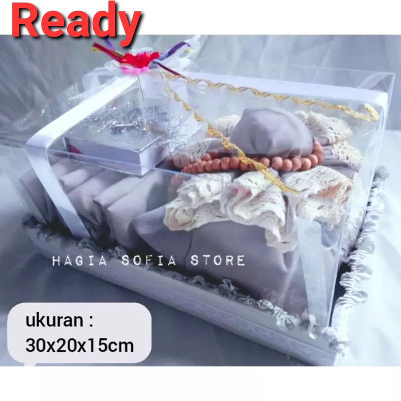 Jual Hampers Mukena Katun Mikro Renda Premium Lembut Adem Gratis Box ...