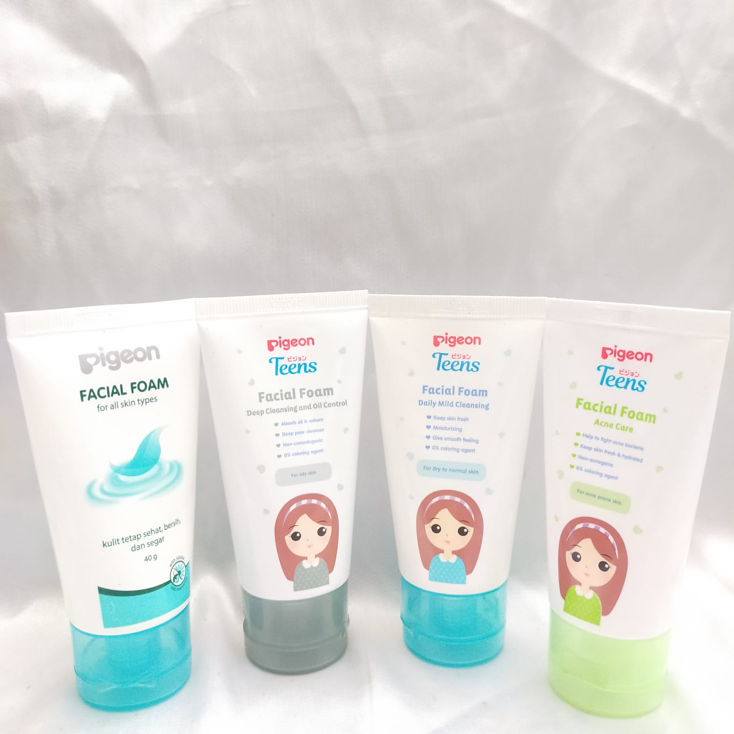 Jual Pigeon Teens Facial Foam Face Wash Sabun Muka Remaja 40g Shopee