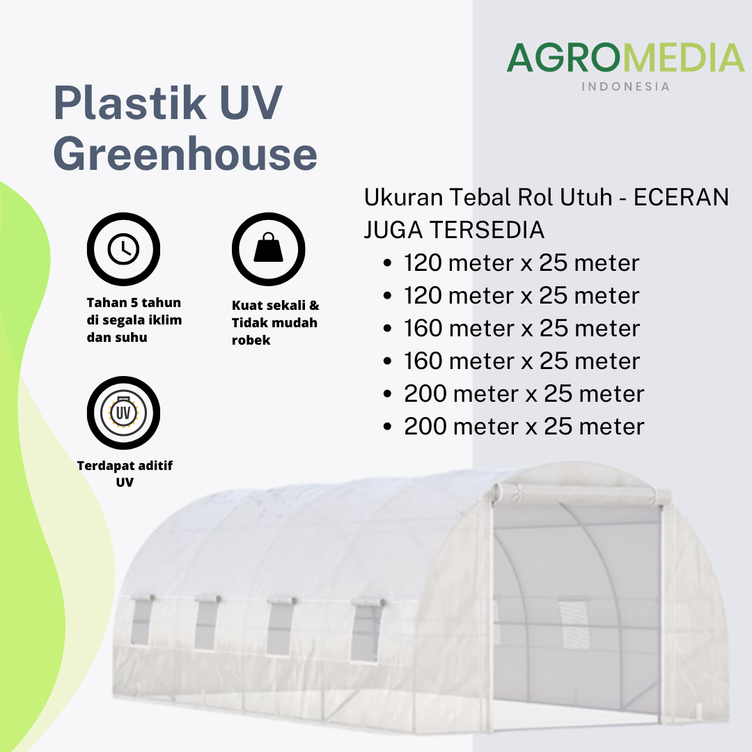 Jual Plastik Uv Greenhouse Lebar Meter Pabrik Plastik Uv Greenhouse Shopee Indonesia