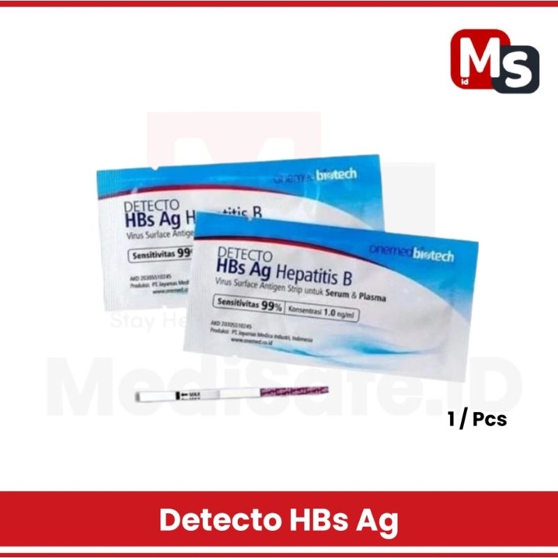 Jual Medisafe Detecto Hbs Ag Tes Hepatitis B Biotek Alat Pendeteksi ...