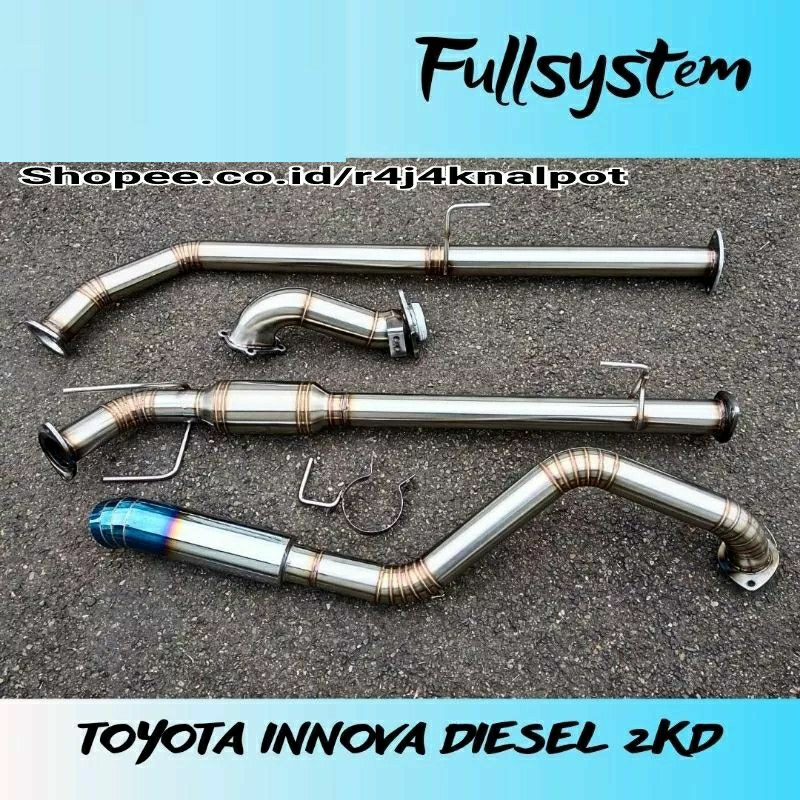 Jual KNALPOT INNOVA DIESEL 2KD FULL SYSTEM | Shopee Indonesia