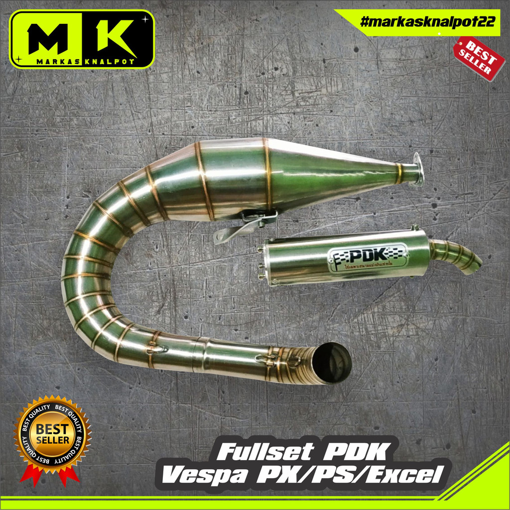 Jual Knalpot Racing PDK Vespa PX PS Excel Super Sprint Exclusive