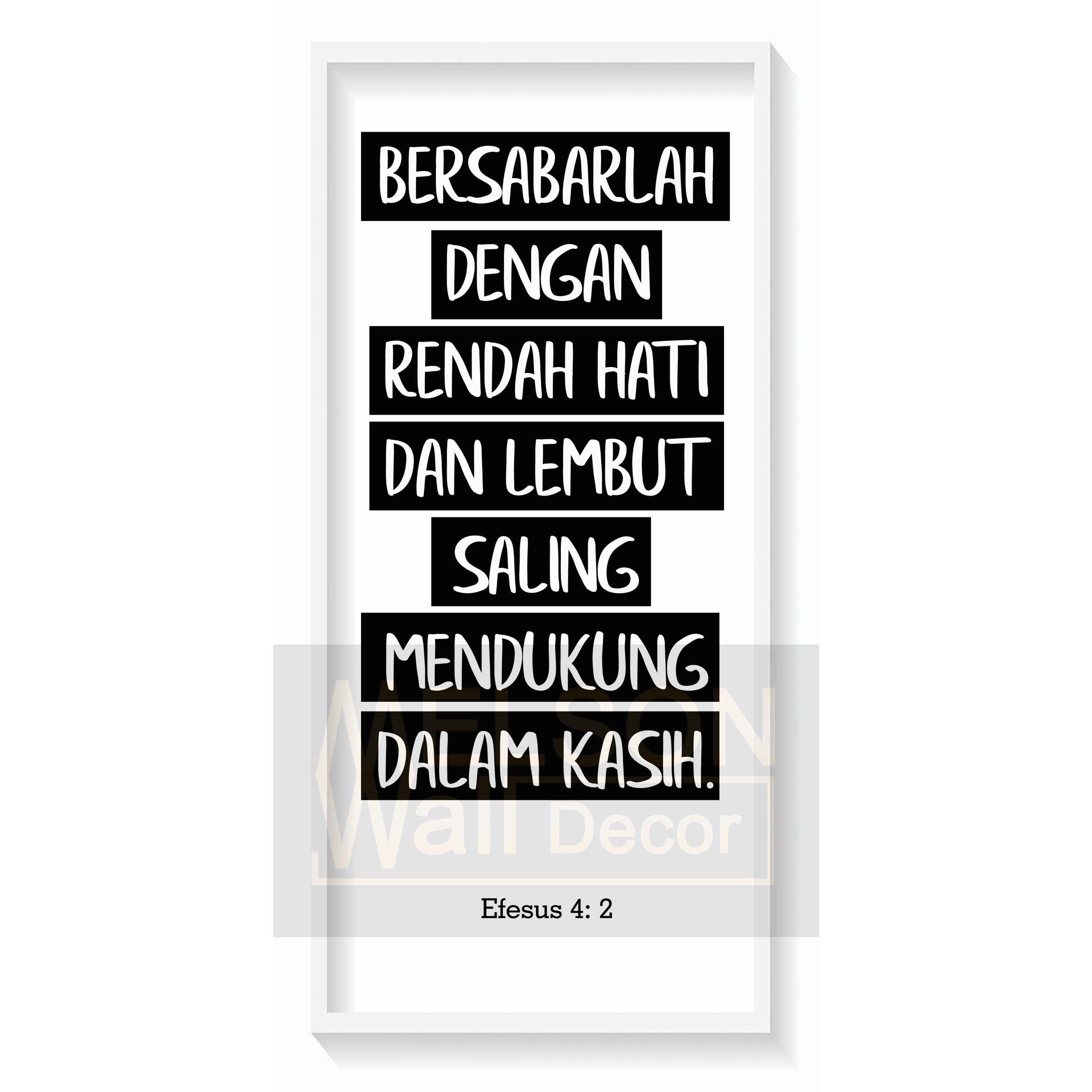 Jual 104/20x40cm/Hiasandinding/bible/walldecor/dekorasi/kristen ...