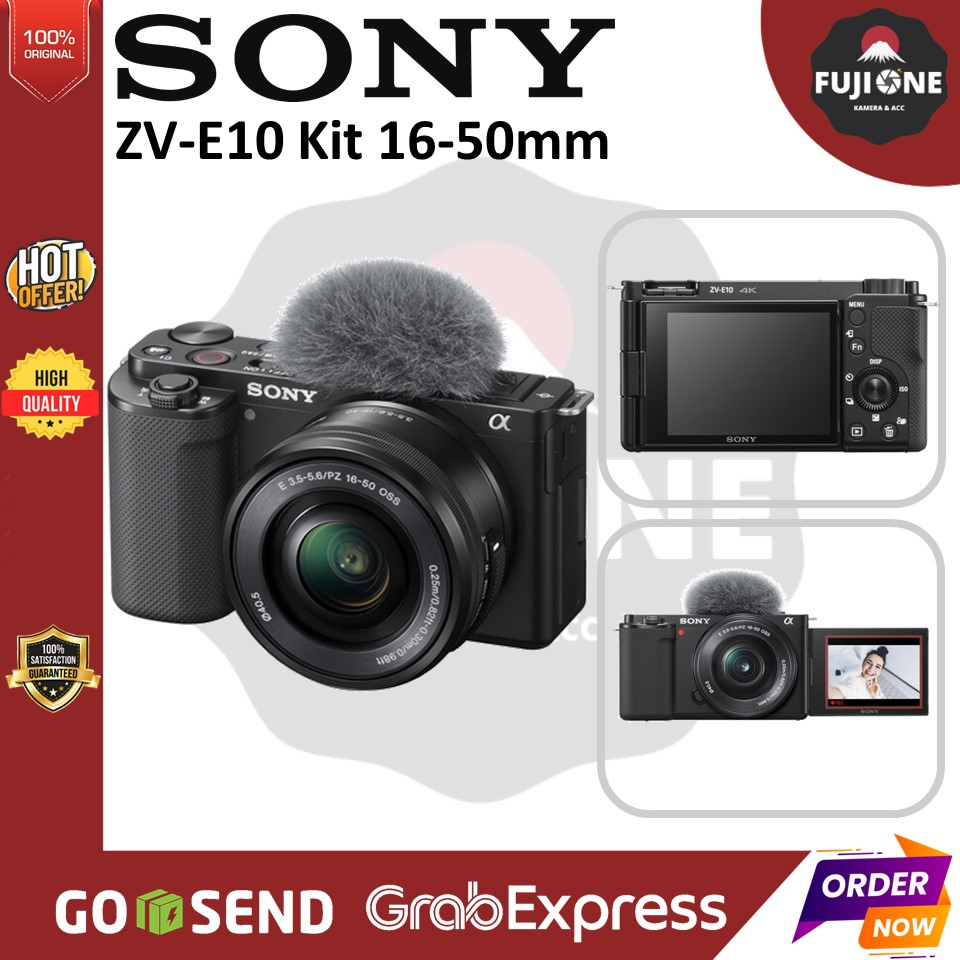 Jual Sony ZV-E10 Kit 16-50mm Mirrorless Camera Sony ZV E10 | Shopee ...