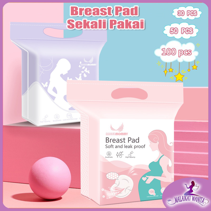 Jual Angel Mommy Breastpad 30pcs/50pcs/100pcs Breast Pad Payudara