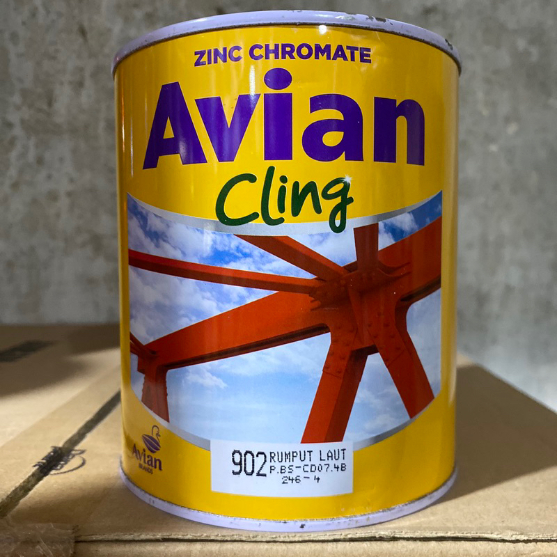 Jual Cat Dasar Besi Avian Cling Zinc Chromate 1kg Cat Anti Karat Shopee Indonesia
