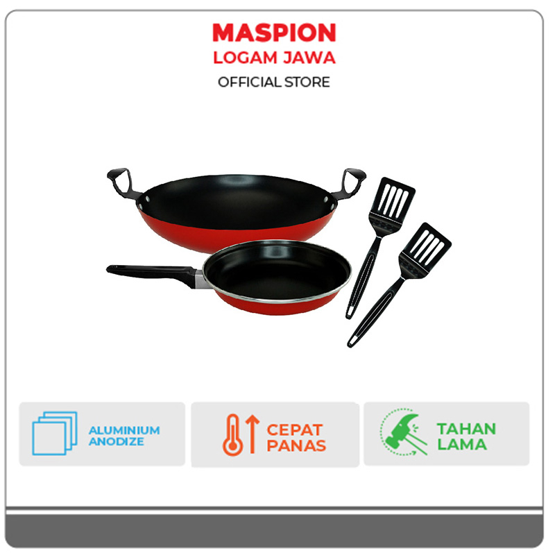 Jual Maspion Wajan Princess Set Cm Frypan Cm Free Spatula