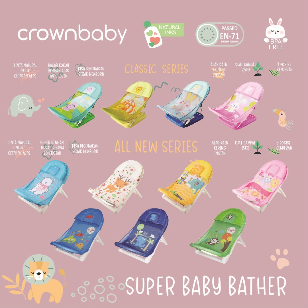 Jual CROWN SNUGGLE Deluxe Super Baby BATHER / Kursi / Tempat / Dudukan